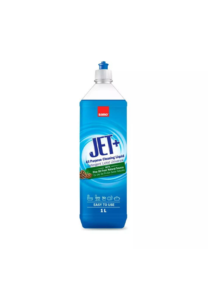 Универсальное моющее средство Jet+ с маслом сосны, 1 л Sano (305412051)