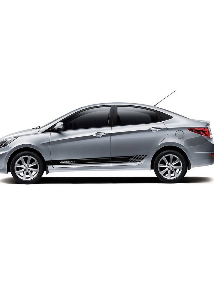 Смуги на авто 3D TUNING STUDIO Хюндай Акцент B 1180х462х0.15мм No Brand (362497930)