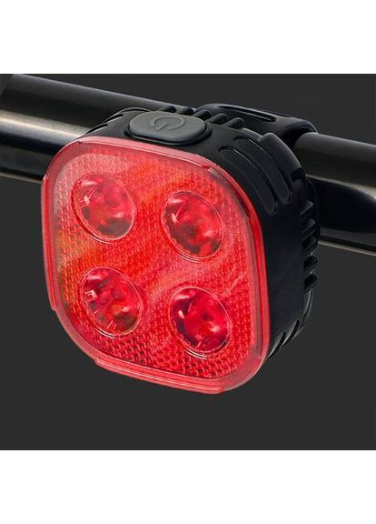 Велофонарь STOP red FY-328-4LED с аккумулятором No Brand (369720268)