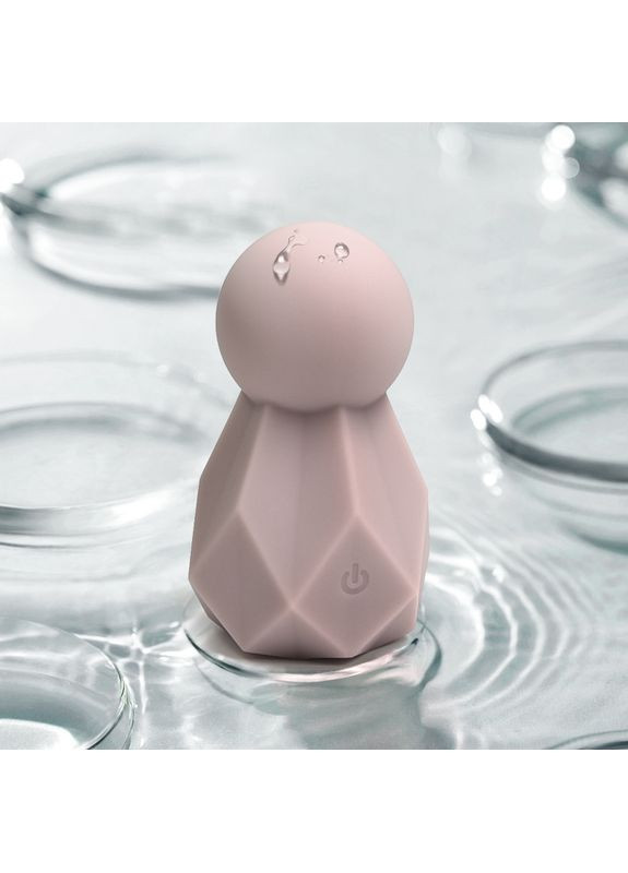 Вібратор-кристал для клітора, 10 режимів, ніжно-фіолетовий Sweet Em (363980383)