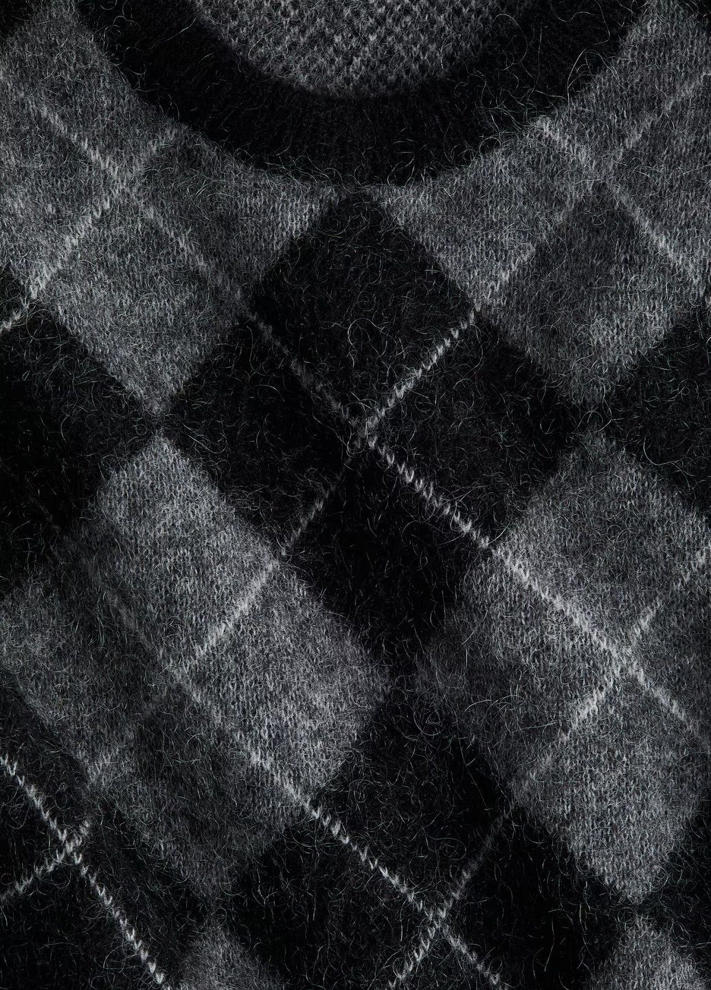 Серый демисезонный свитер H&M