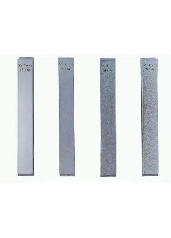 Точильний алмазний камінь брусок 1500 для точіння ножів, основа з алюмінієвого сплаву, 160*20*6 мм Sy Tools (370784552)