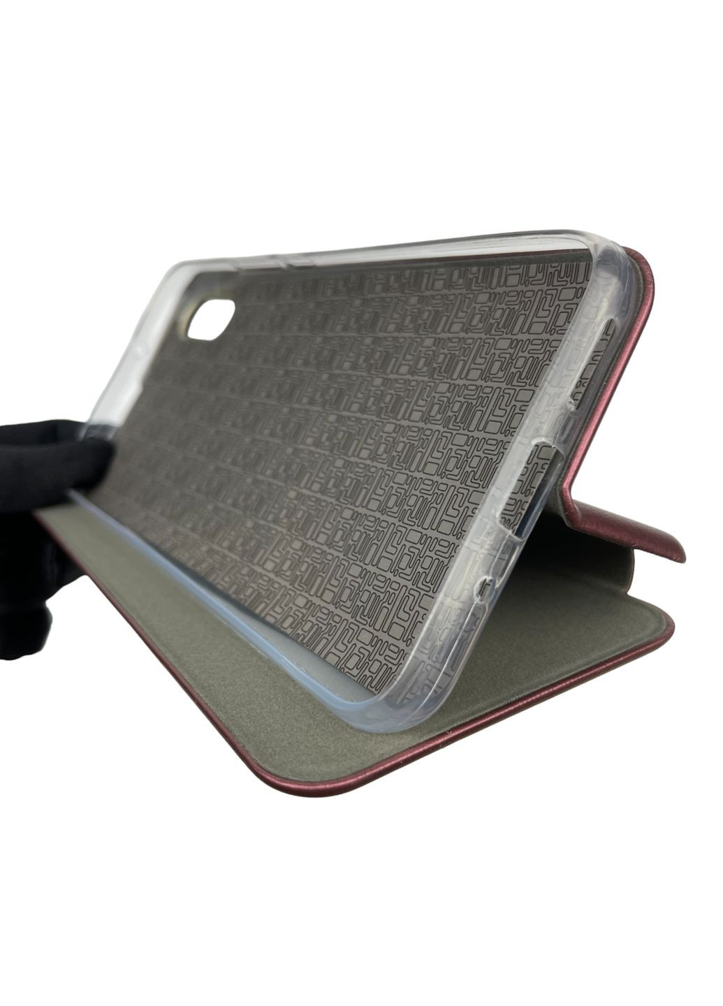 Чохол-книжка для Redmi 9A з підставкою на сяомі редмі 9а бордова gd1 Xiaomi (366023367)