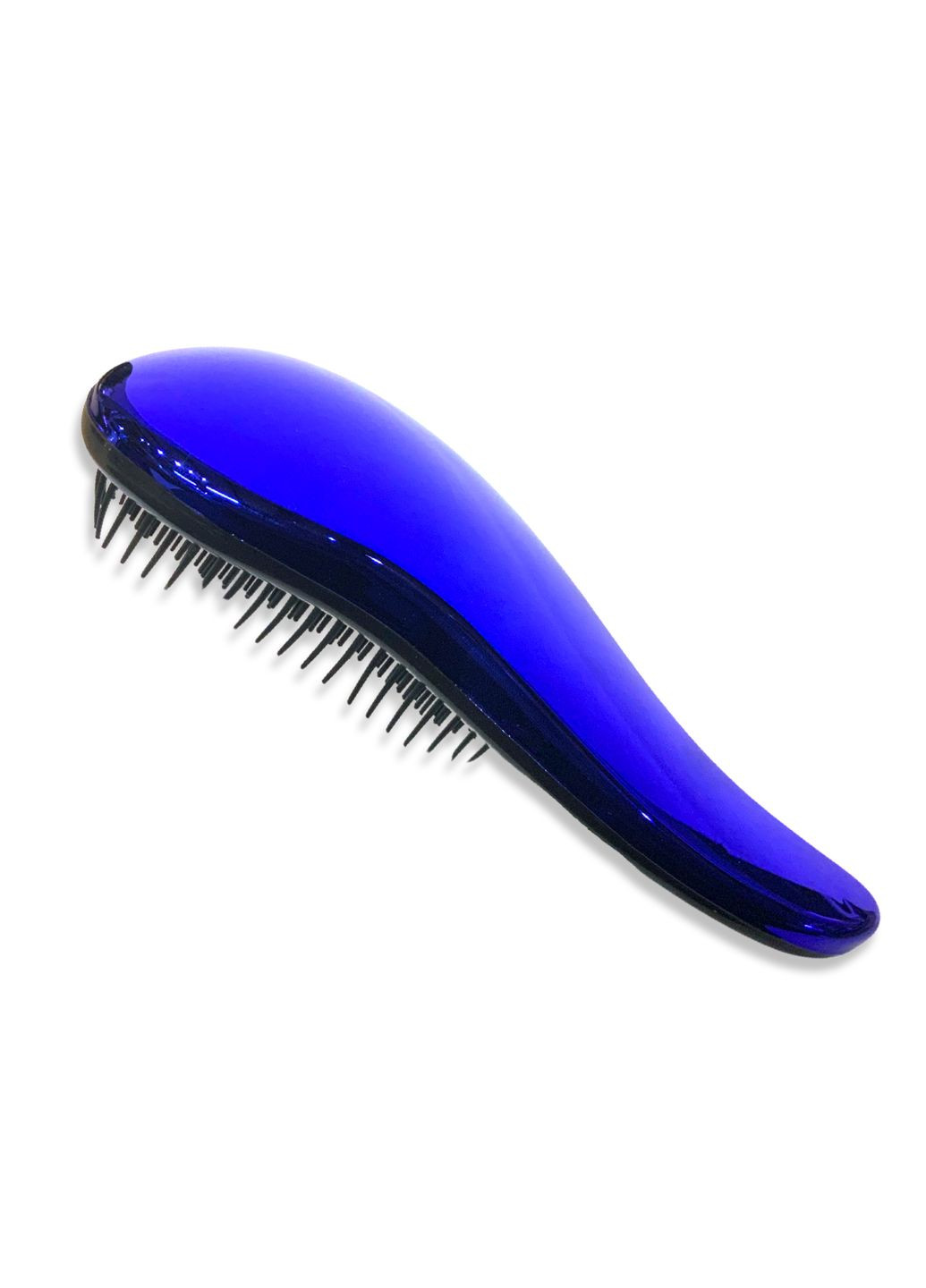 Гребінець/масажка для волосся маленька з м'якими зубчиками блискуча 15см Синій FROM FACTORY MANGO2 (339105232)