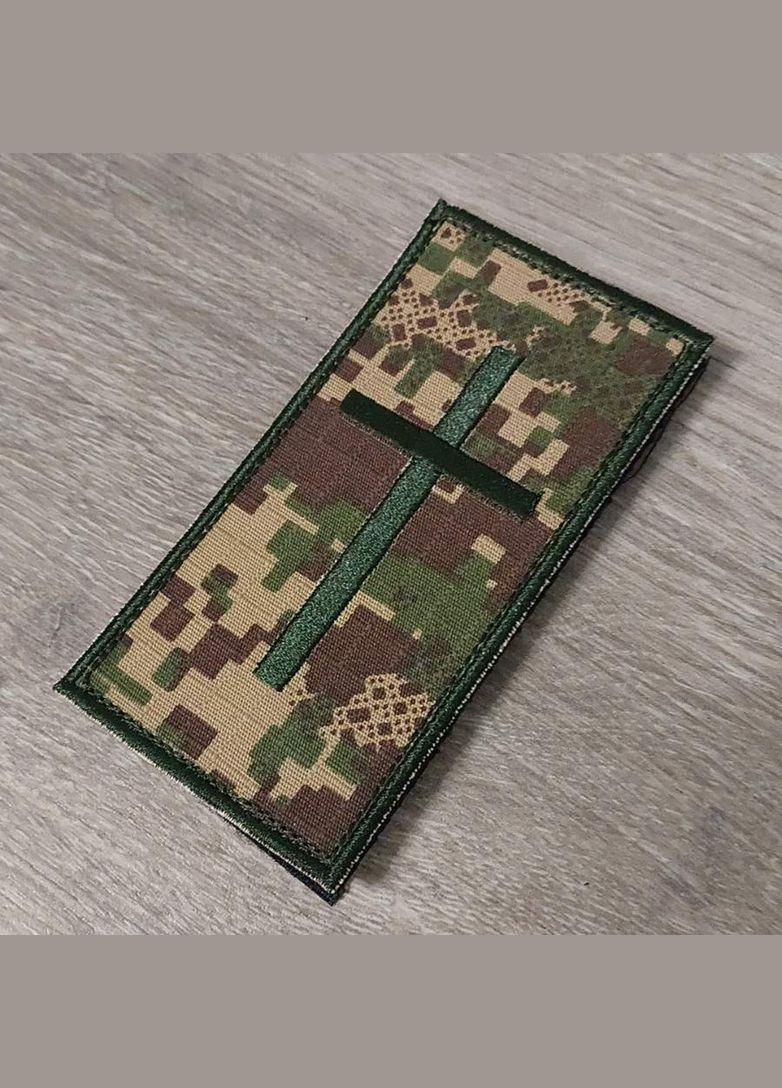 Шеврон Погон католического Капеллана полевой на хищнике No Brand (336381822)