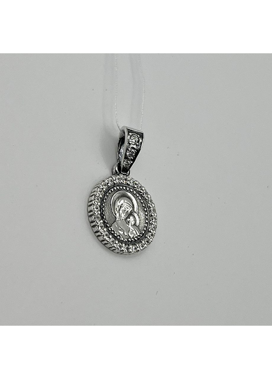 Православная ладанка серебряная "Богородица" 2,5 г No Brand (369736553)