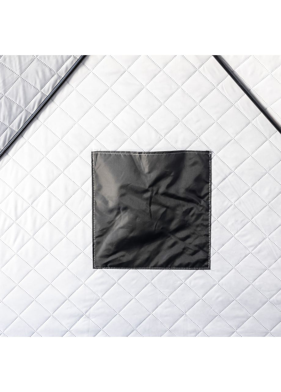 Зимовий намет Куб утеплений 3-х місний для риболовлі та туризму чорний двошаровий для активного відпочинку ProDobro (370432390)