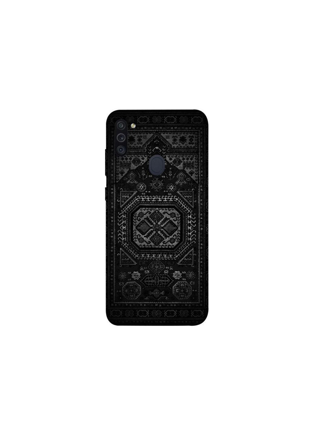 Чохол на Samsung Galaxy M11 Чорний килим Frontalka (365837406)