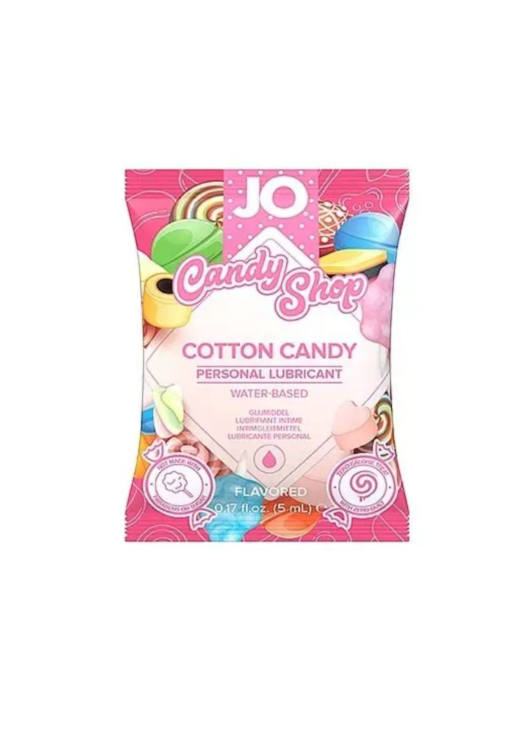 Съедобный лубрикант со вкусом сахарной ваты H2O - Candy Shop - Cotton Candy, 5 мл. System JO (289134969)