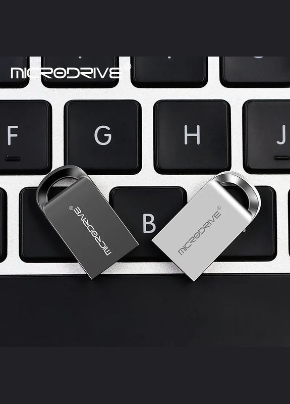 USB міні металева флешка 256ГБ 256GB Сірий Microdrive (336381272)