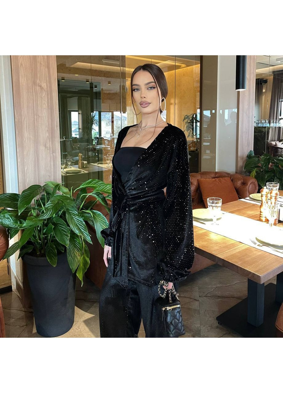 Жіночий костюм кардиган+брюки Style Point (368654956)