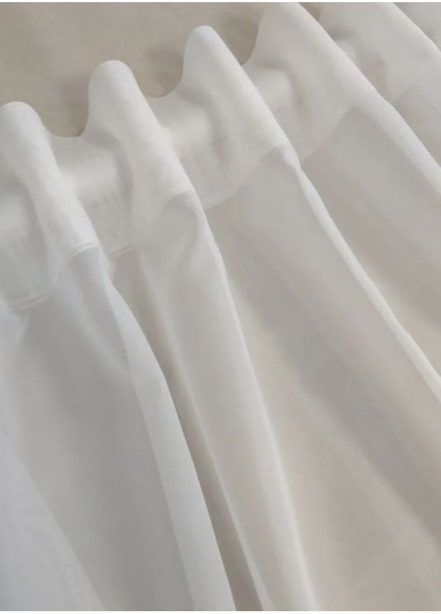 Тюль білий на тасьмі на карниз-трубу 400*260 см Hanna (370604309)