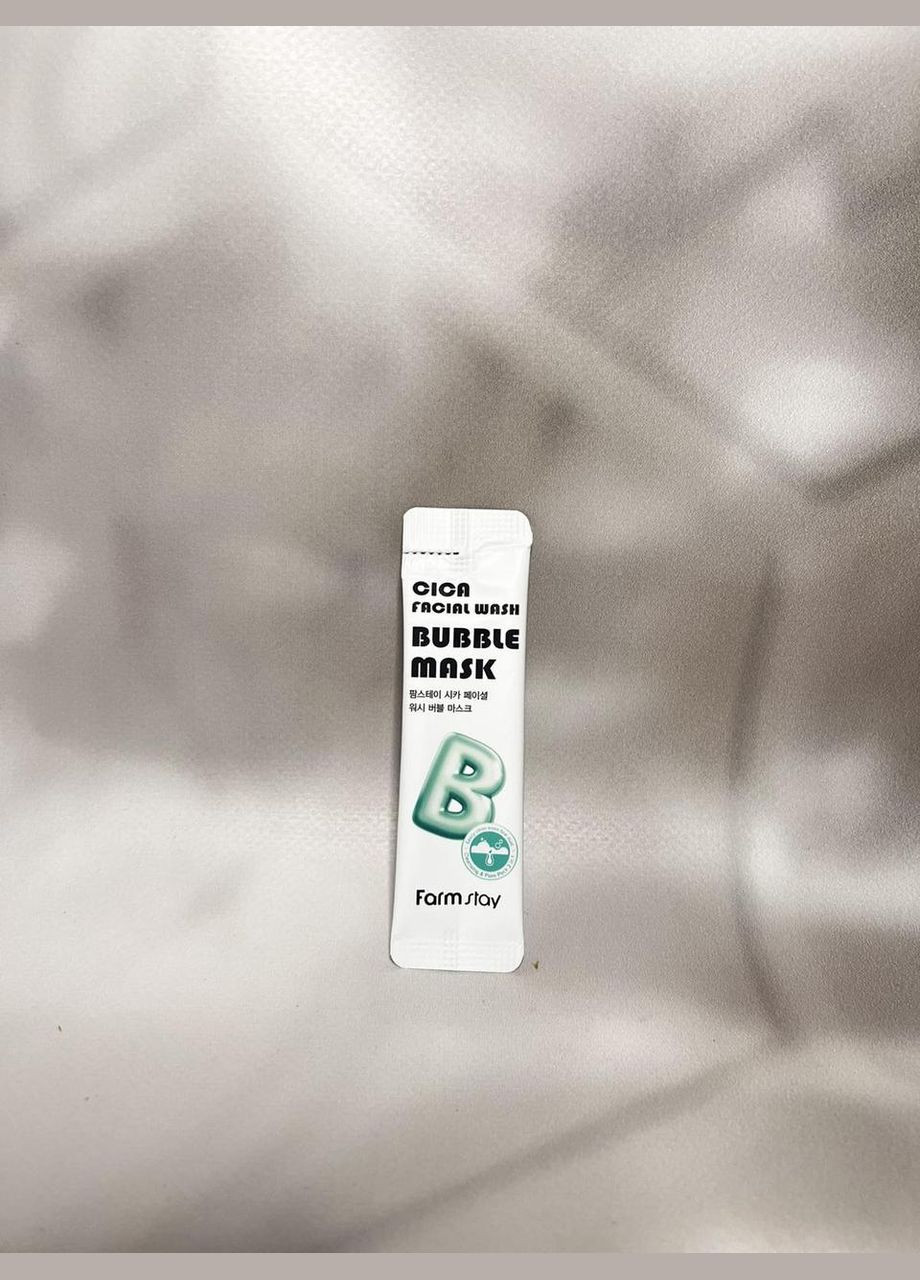 Бульбашкова маска Cica Facial Wash Bubble Mask з центелою 5мл FarmStay (347243503)