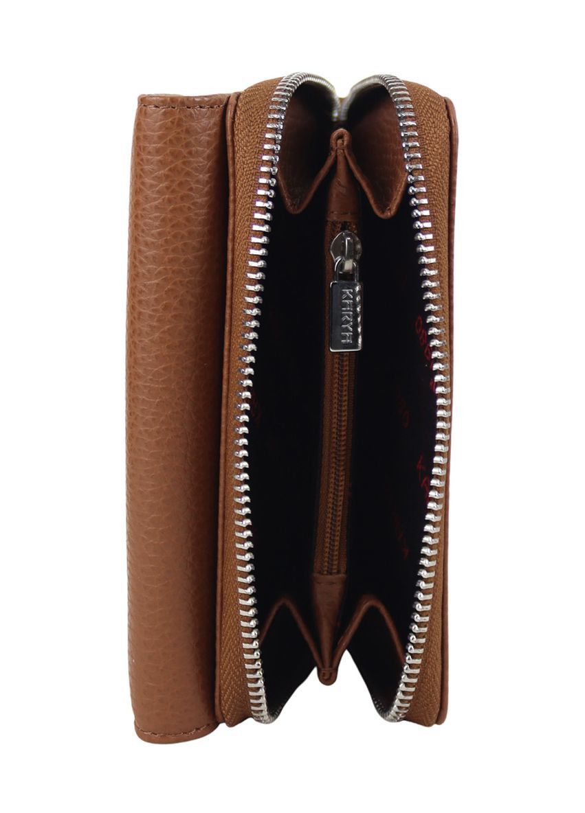 Кошелек женский кожаный коричневый 1192 Karya (355340189)