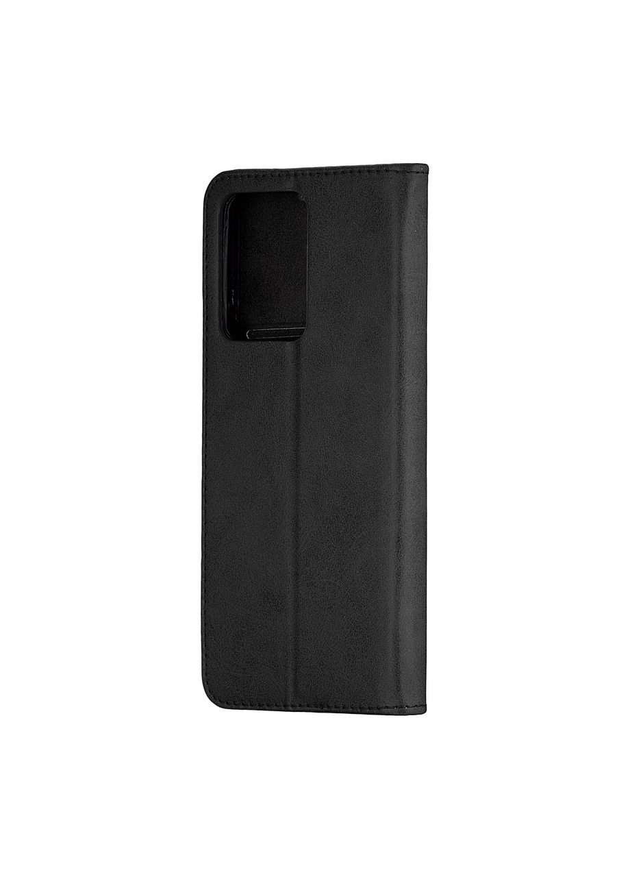 Чохол-книжка шкірозамінний для Redmi Note 12 4G чорний Case (370164639)