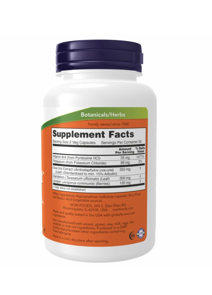 Water Out - 100 vcaps Поддерживает здоровье мочевыводящих путей Now (316157329)