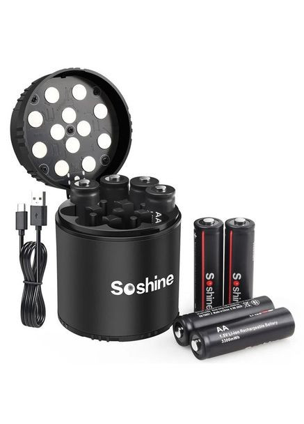 Зарядное устройство C12-1.5V для 8+4 AA/AAA 1.5V Li-ion Soshine (370623677)