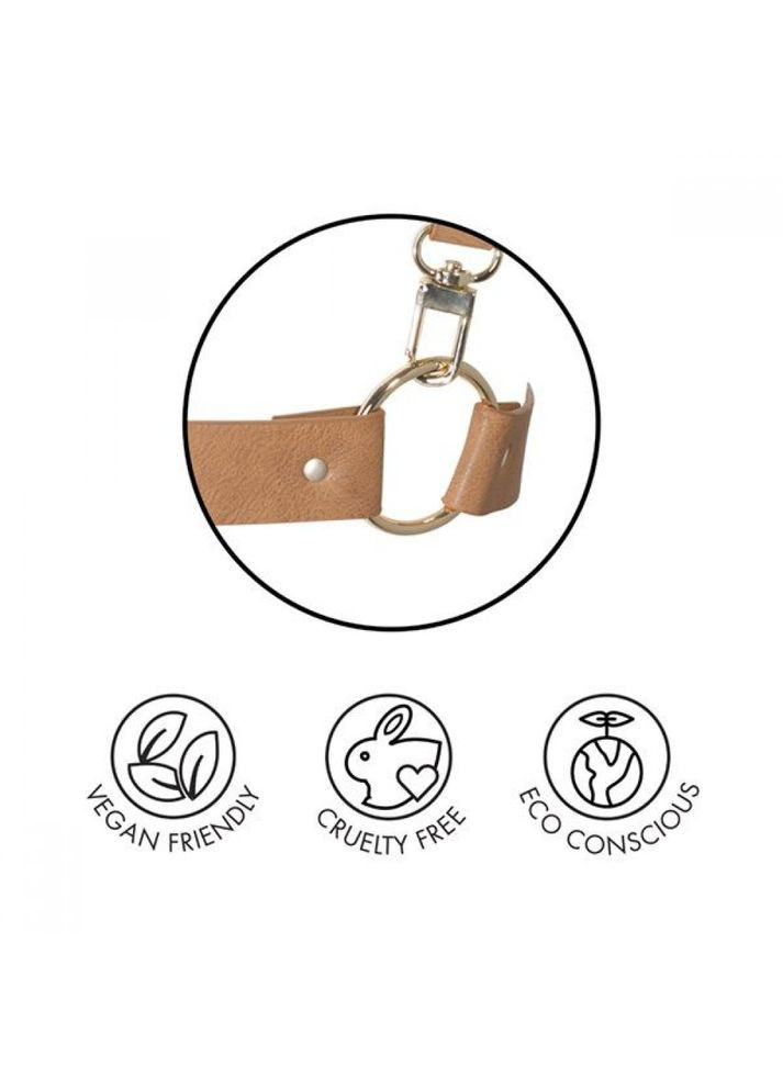 Пара браслетів на зап'ясті та палець Indiscrets MAZE Hand Bracelet Harness Brown, екошкіра Bijoux (334709698)