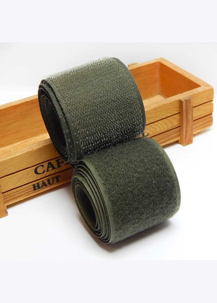 Стрічка-липучка Велкро, пришивна, 5 см, хакі No Brand (340485663)