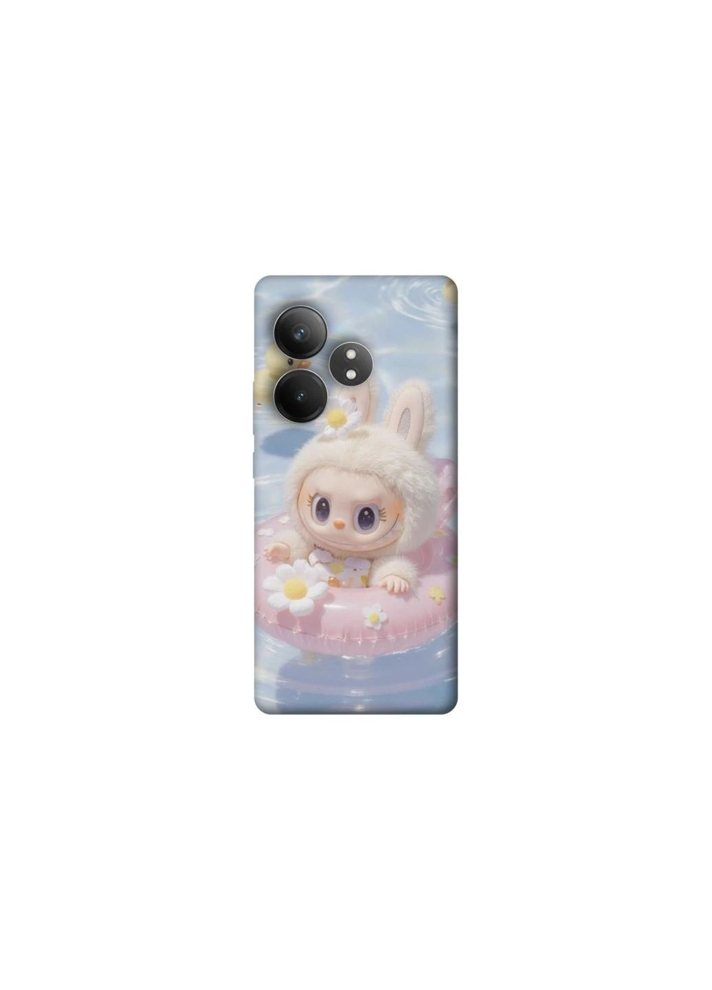 Чехол на Realme GT Neo 6 Labubu swimming Frontalka (354653252)
