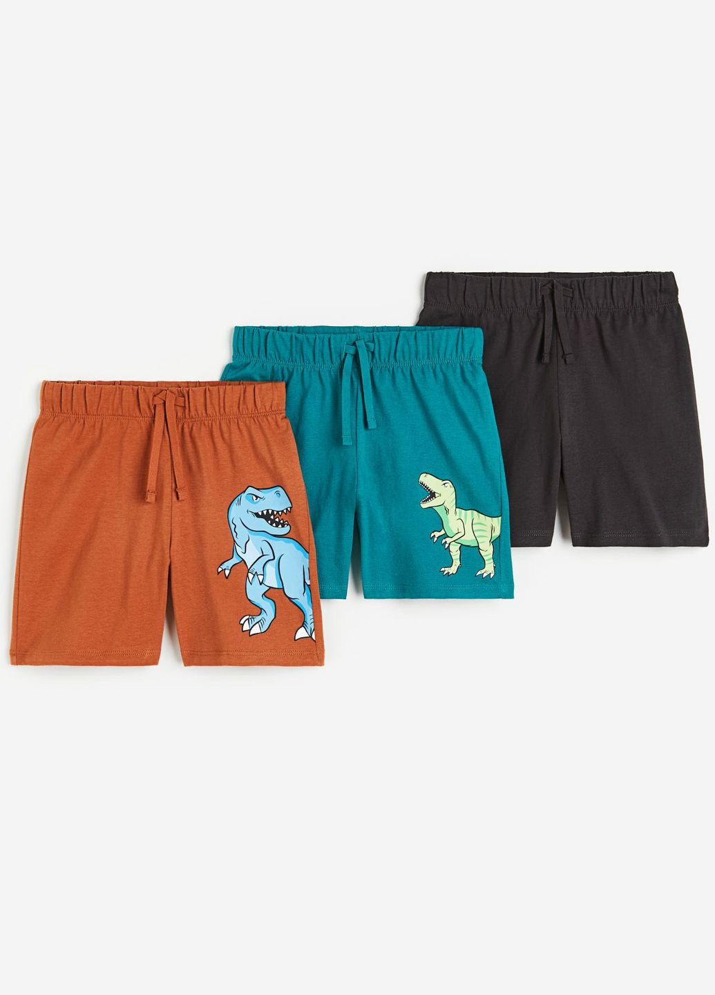 Шорты трикотажные 3 шт на мальчика H&M (323148388)