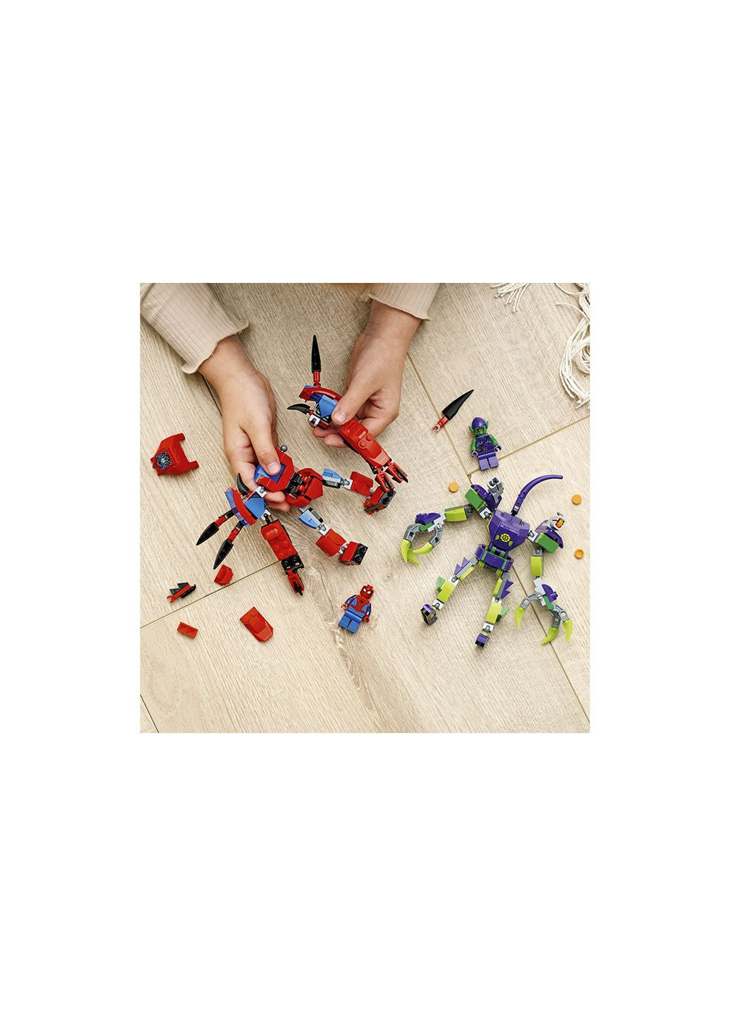 Super Heroes Marvel Битва роботів Людини-павука та Зеленого Гобліна (76219) Lego (304288663)