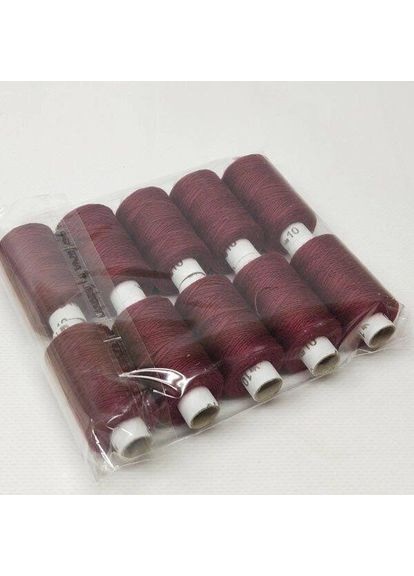 Джинсові нитки, висока міцність # 10, Бургундський кол.012 Plus-plus (352743691)