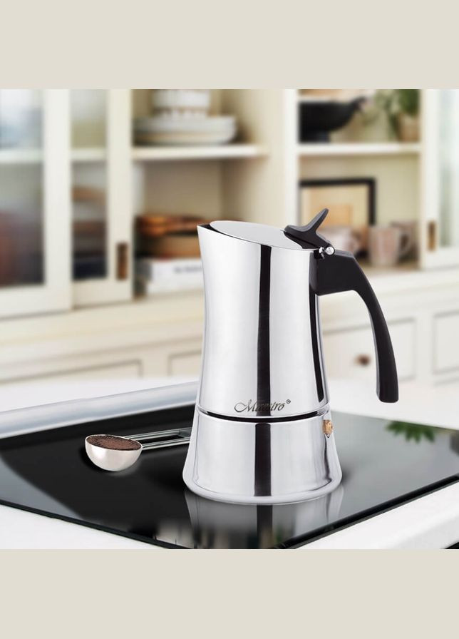 Кофеварка гейзерная нержавейка 300 мл (MR-1668-6) Maestro (336153524)