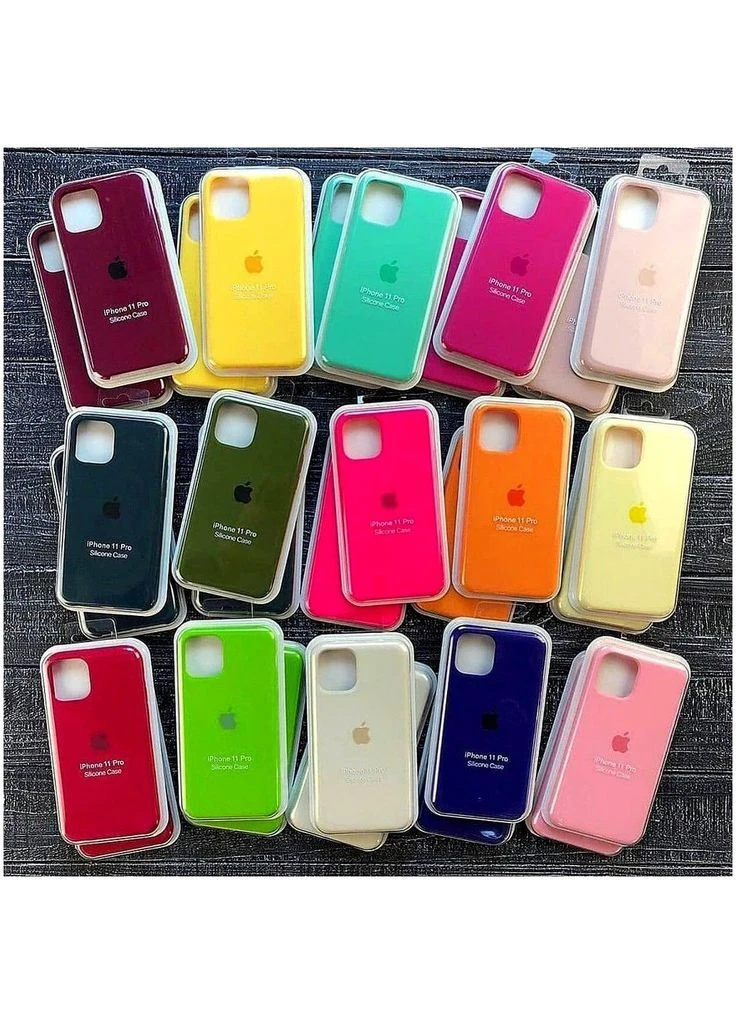 Чохол силіконовий протиударний для iPhone 11 зелений Silicone Full Cover Case (370167875)