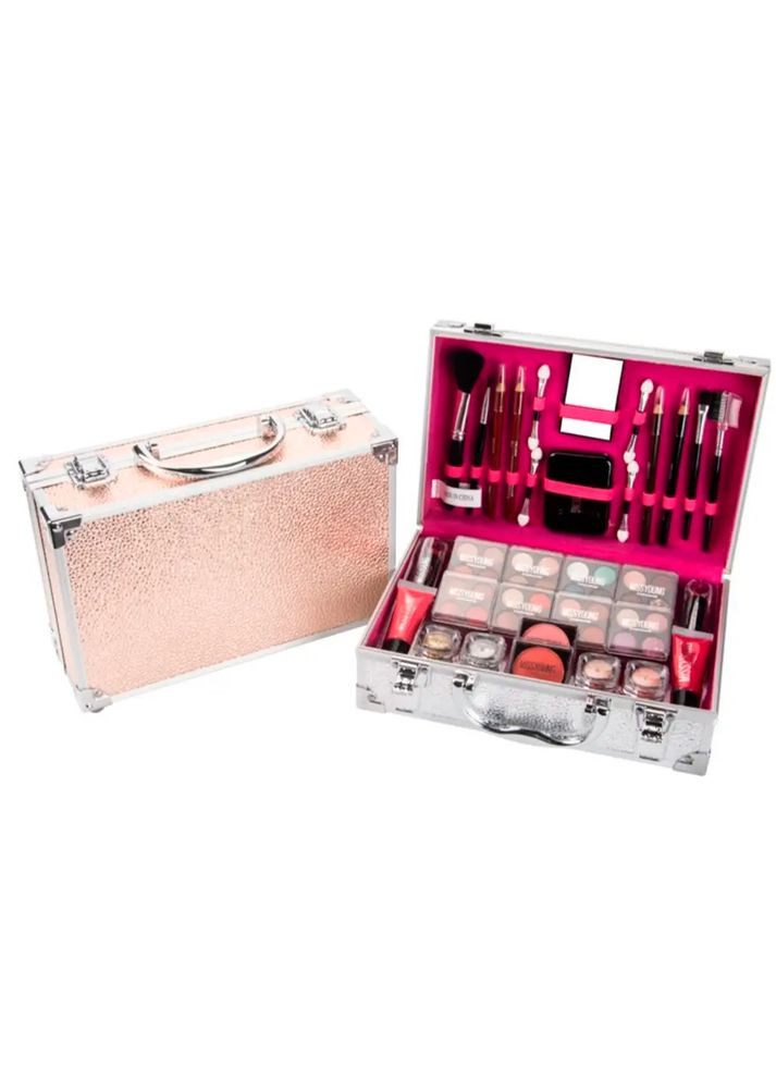 Полный набор косметики в защитном портативном кейсе для хранения 31 предмет GM19423 Серый кейс (518) No Brand (334011185)