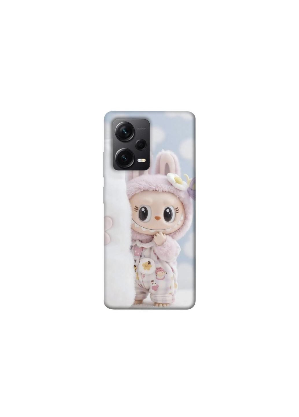 Чохол на Xiaomi Redmi Note 12 Pro 5G Labubu Happy Frontalka (354652095)
