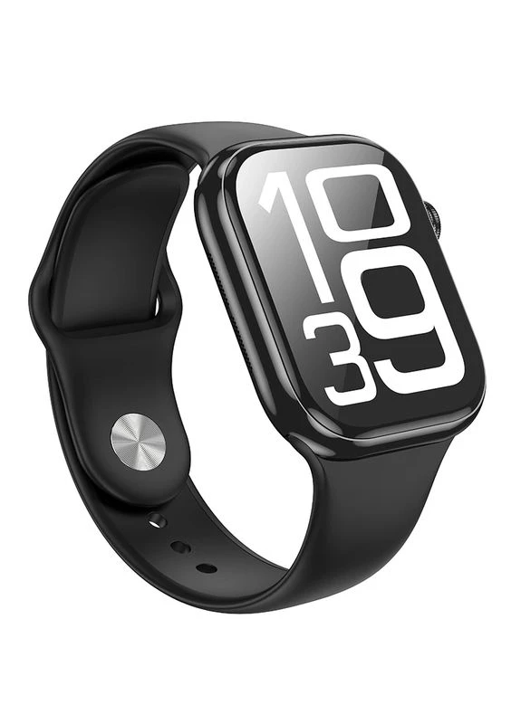 Смарт-годинник 50mm. 230 mAh. IP67 Smart sports watch(call version) Black Hoco Y30 (389915543)