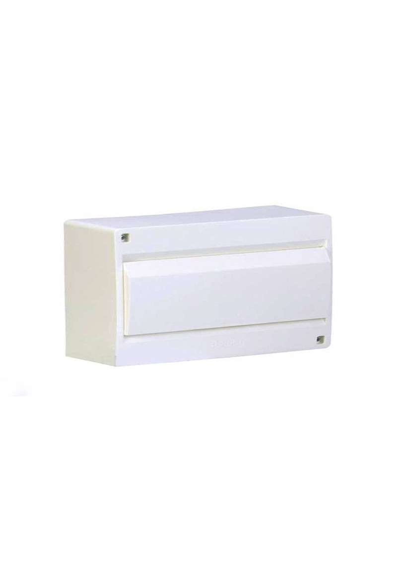 Щиток 18 модульний накладний з білими дверцятами Cosmos VD118PD щит пластиковий розподільний для зовнішньо (3193) Hager (295032904)