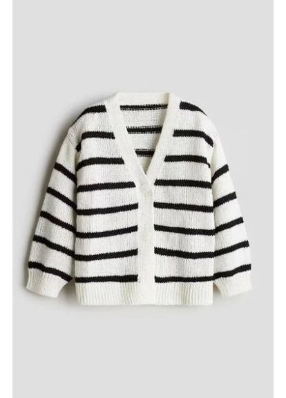 Белый демисезонный кардиган H&M