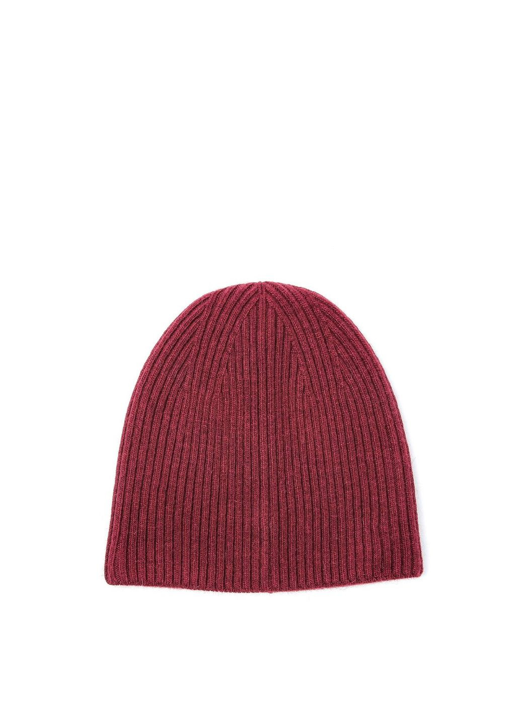 Шапка біні жіноча вовна бордова ЯРЕМА LuckyLOOK 676-039 (322789774)