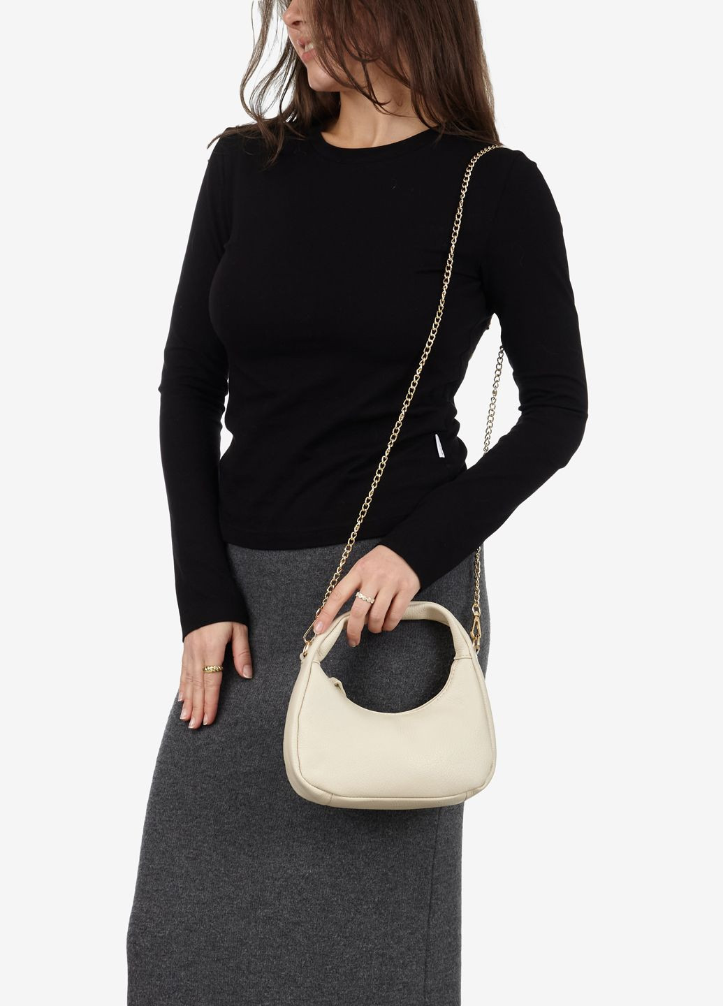 Сумка женская кожаная кросс-боди маленькая Сrossbody Regina Notte (322016883)