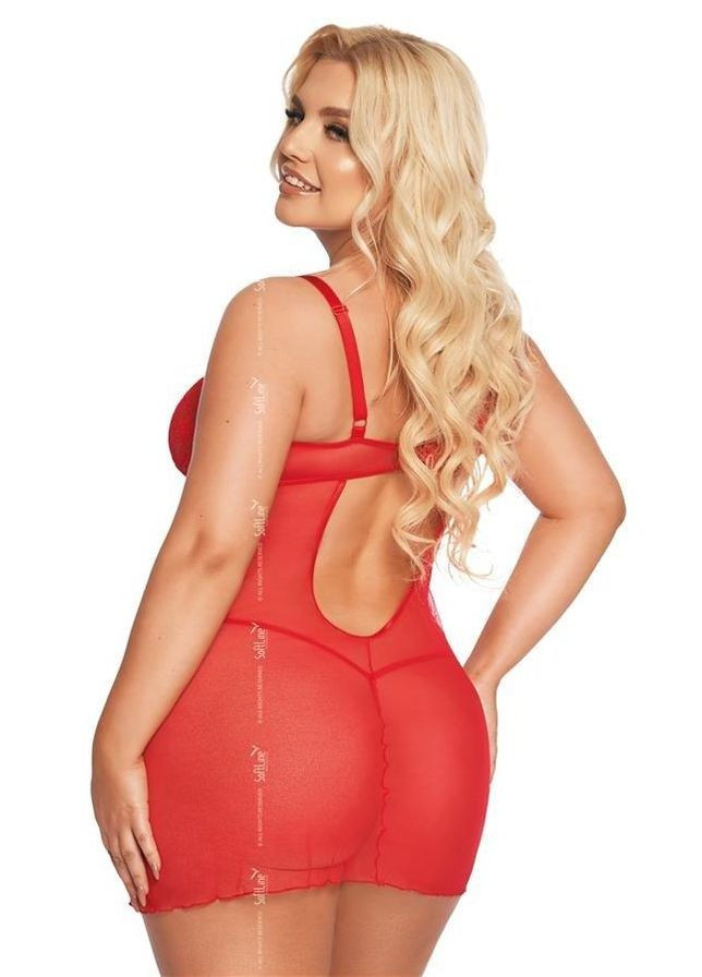 Пеньюар - Aldona, red SoftLine (322185292)