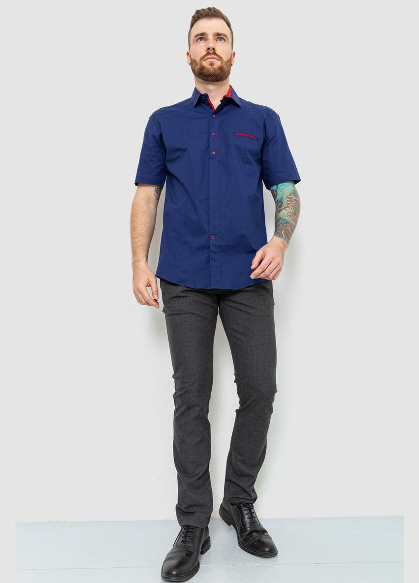 Сорочка чоловіча, колір темно-синій, 214R7113 Ager (313292217)