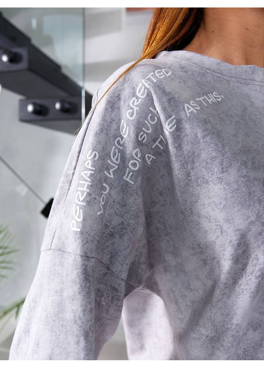 Костюм (футболка, штани), колір Сірий No Brand (361120304)