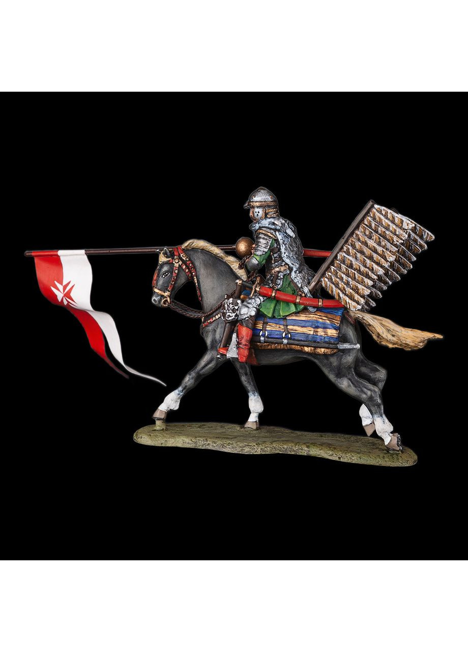Статуэтка крашеная Польский гусар. Битва под Веной. 1620 год 9 см из металла и олова, коллекционная, антиквариат, подарок Artfactory (361860362)