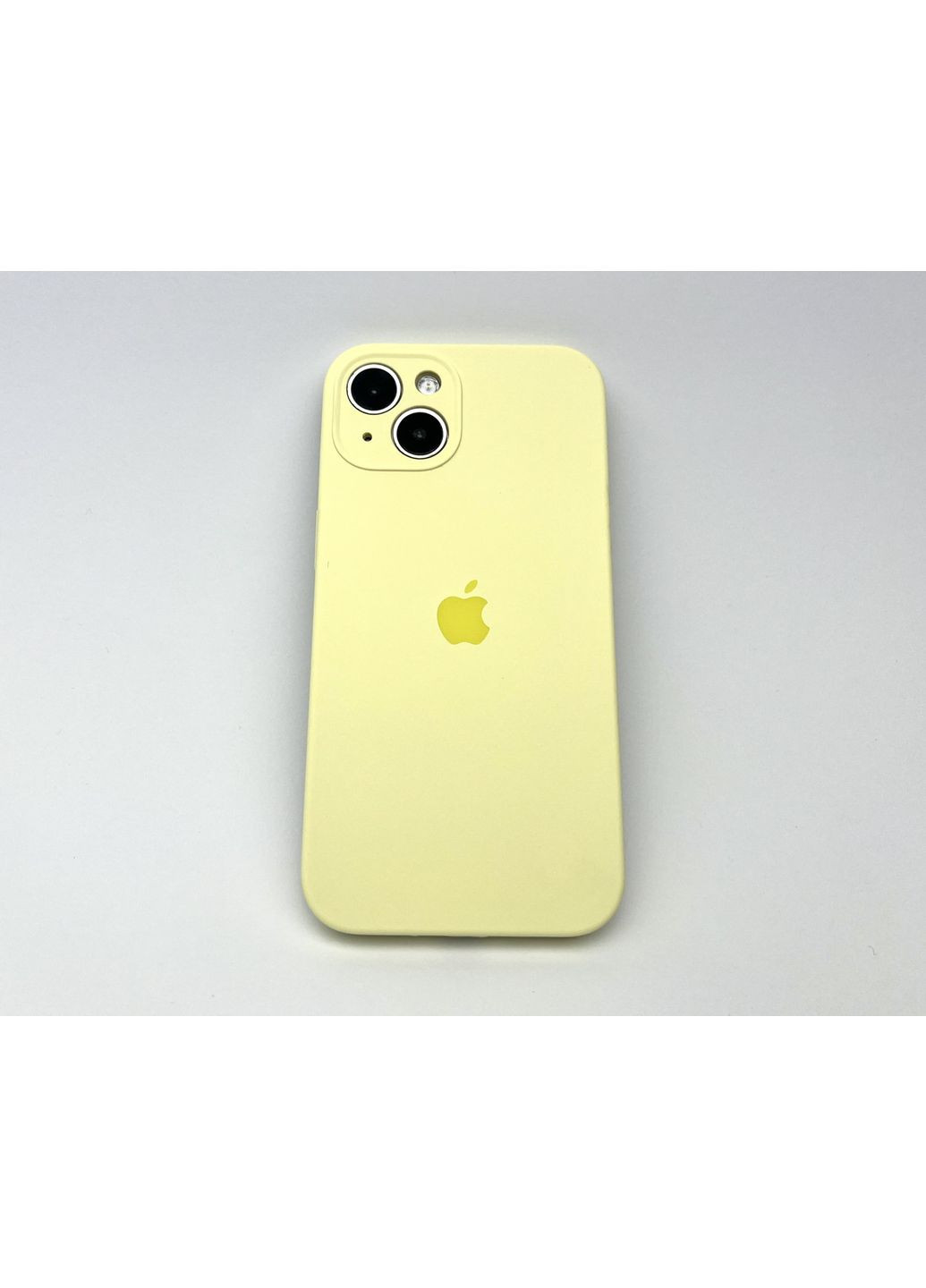 Чехол на айфон 13 Silicone case для 13 full camera силиконовая микрофибра / Yellow No Brand (369137111)