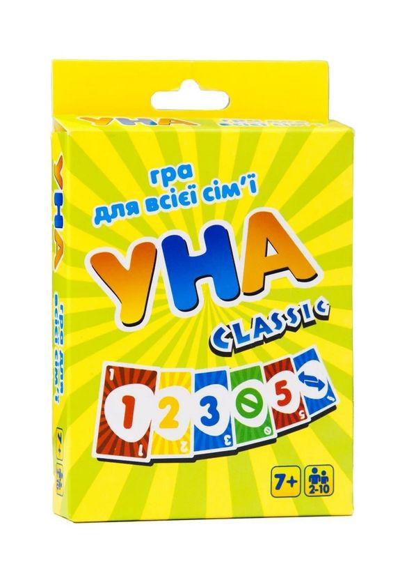 Настільна гра "УНА classic" 7015 (4820175998805) Strateg (292708933)