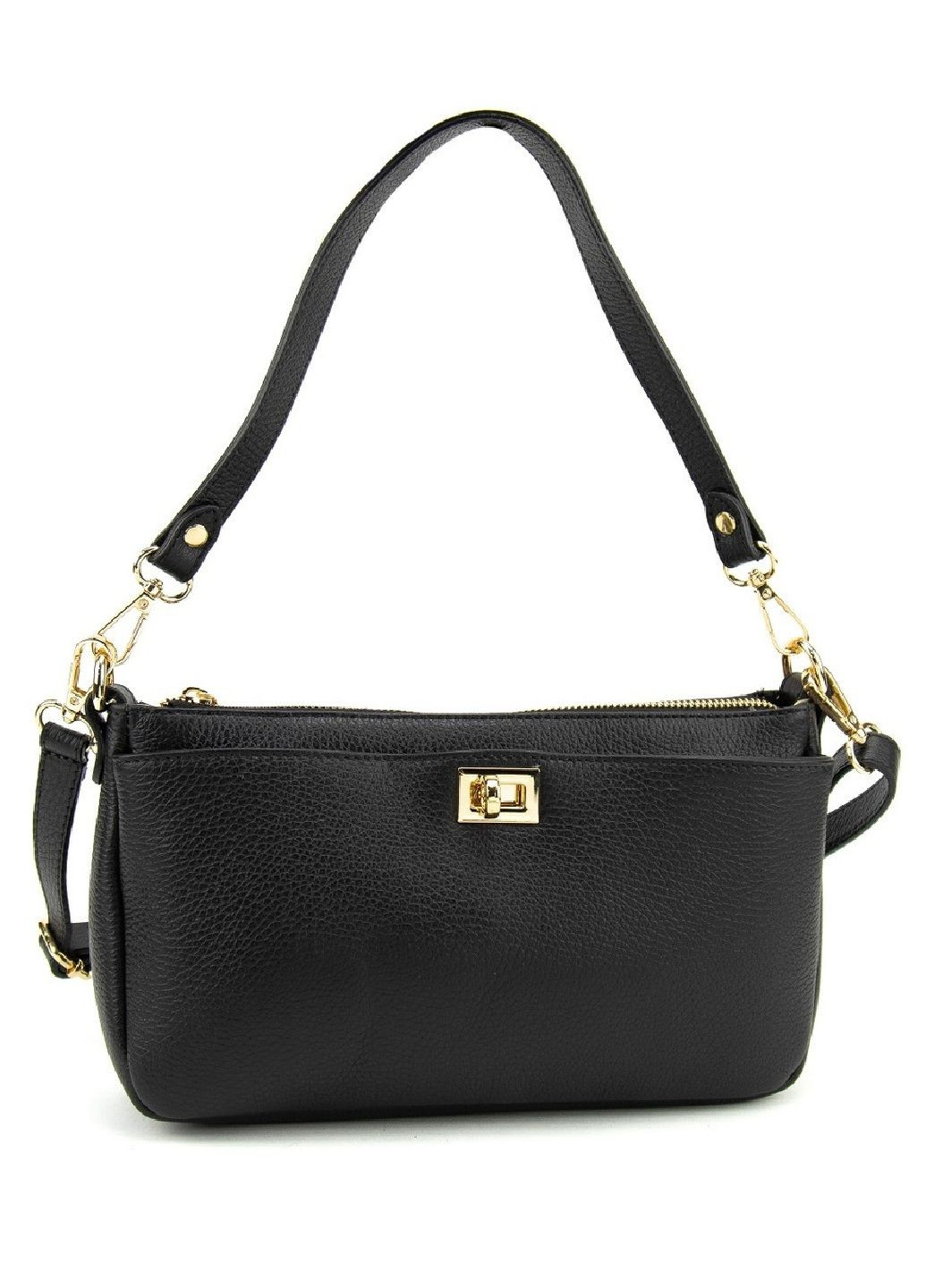 Жіноча повсякденна класична шкіряна сумка кросбоді через плече Italy RoyalBag F-IT-9568 (335806834)