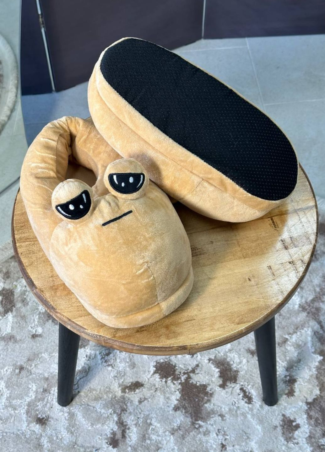 Чоловічі плюшеві капці Поу з антиковзною підошвою My Kigu (368156599)