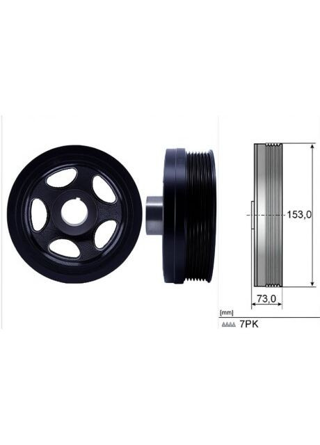 Шків ременя генератора Ina (354761061)