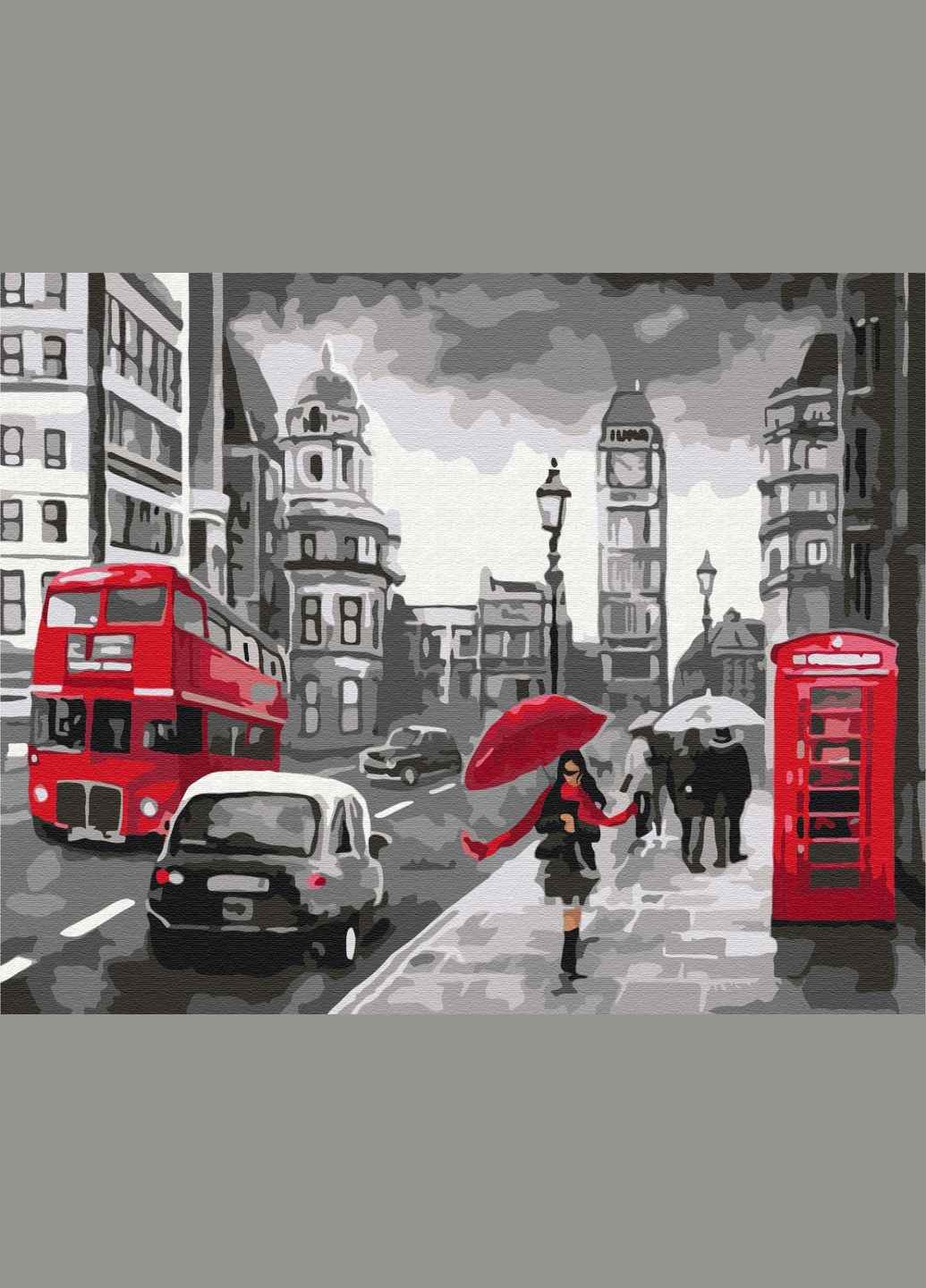 Картина по номерам "Дождливый Лондон" 40х50 см Brushme (364269826)