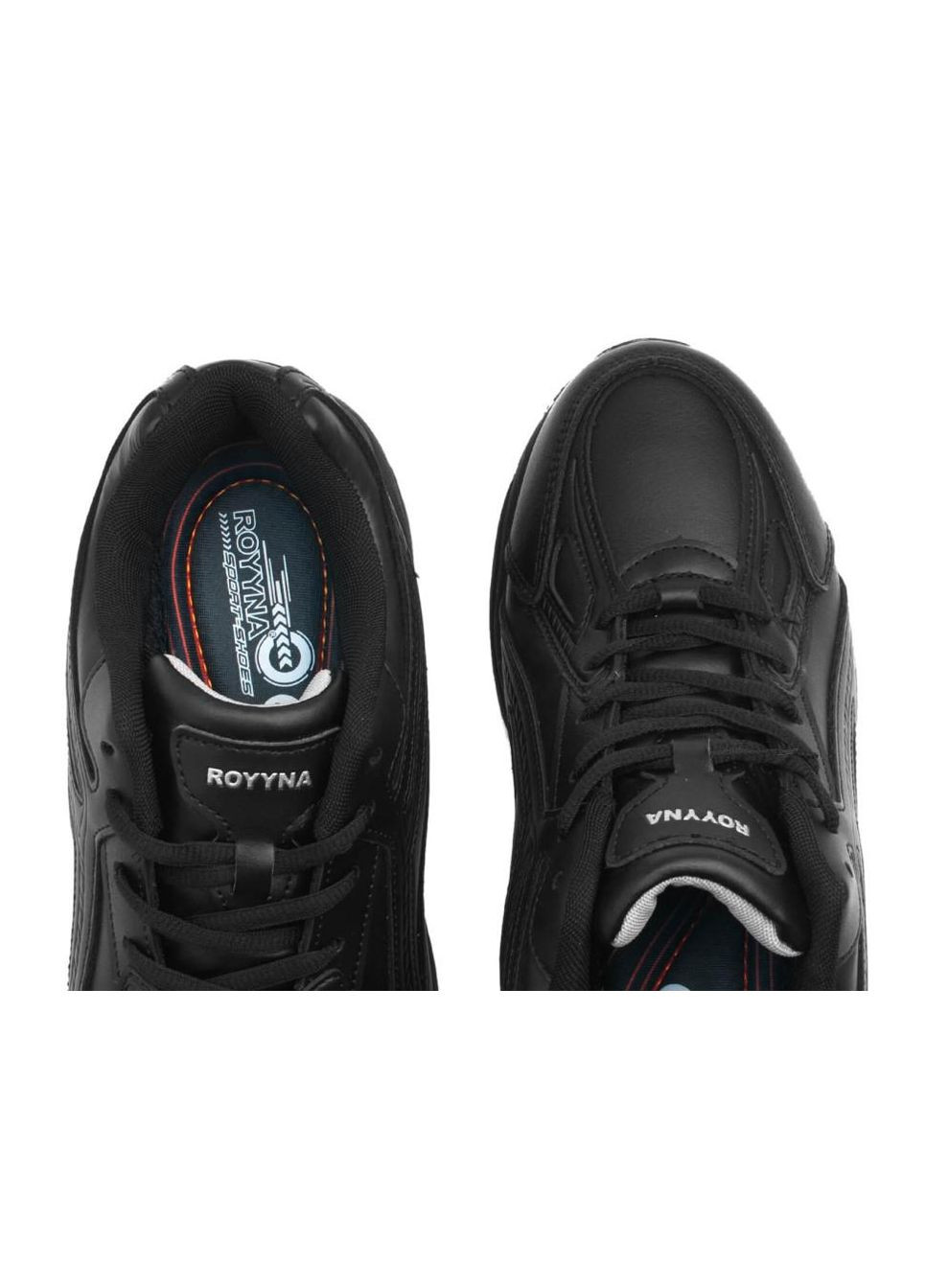 Черные кроссовки 7243045 46 цвет черный Royyna