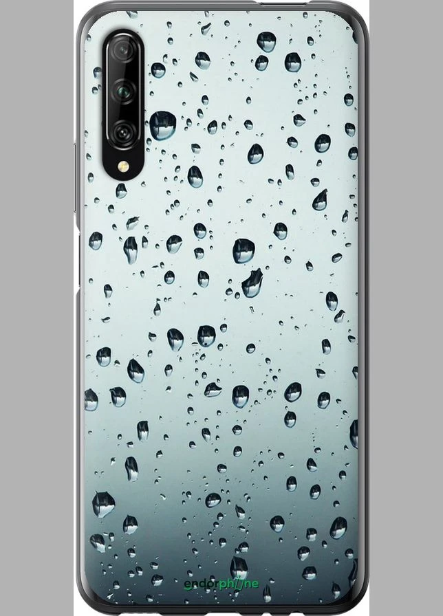 Чохол на Huawei P Smart Pro Скло в краплях "848u-1906-70447" Endorphone (386015840)