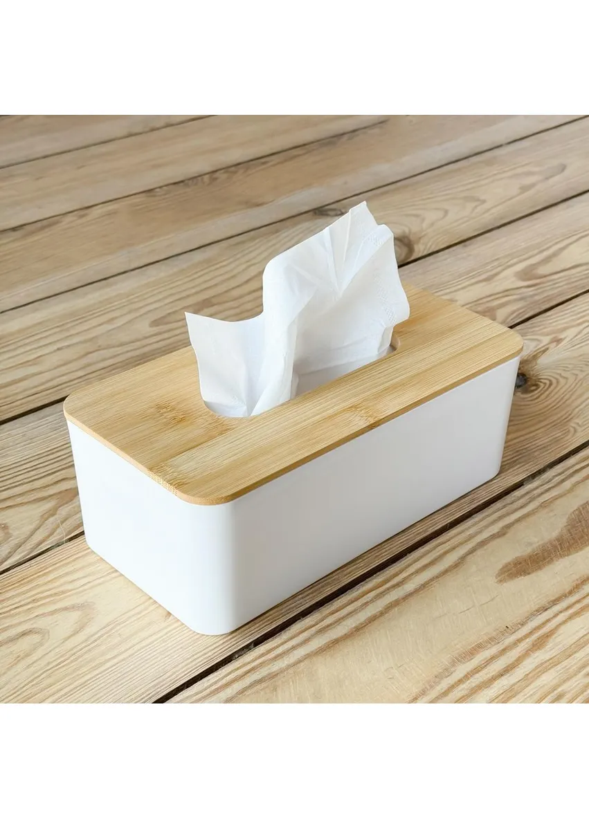 Органайзер для салфеток SCANDINAVIA FH-42 WHITE/WOOD MBM HOME (410803504)