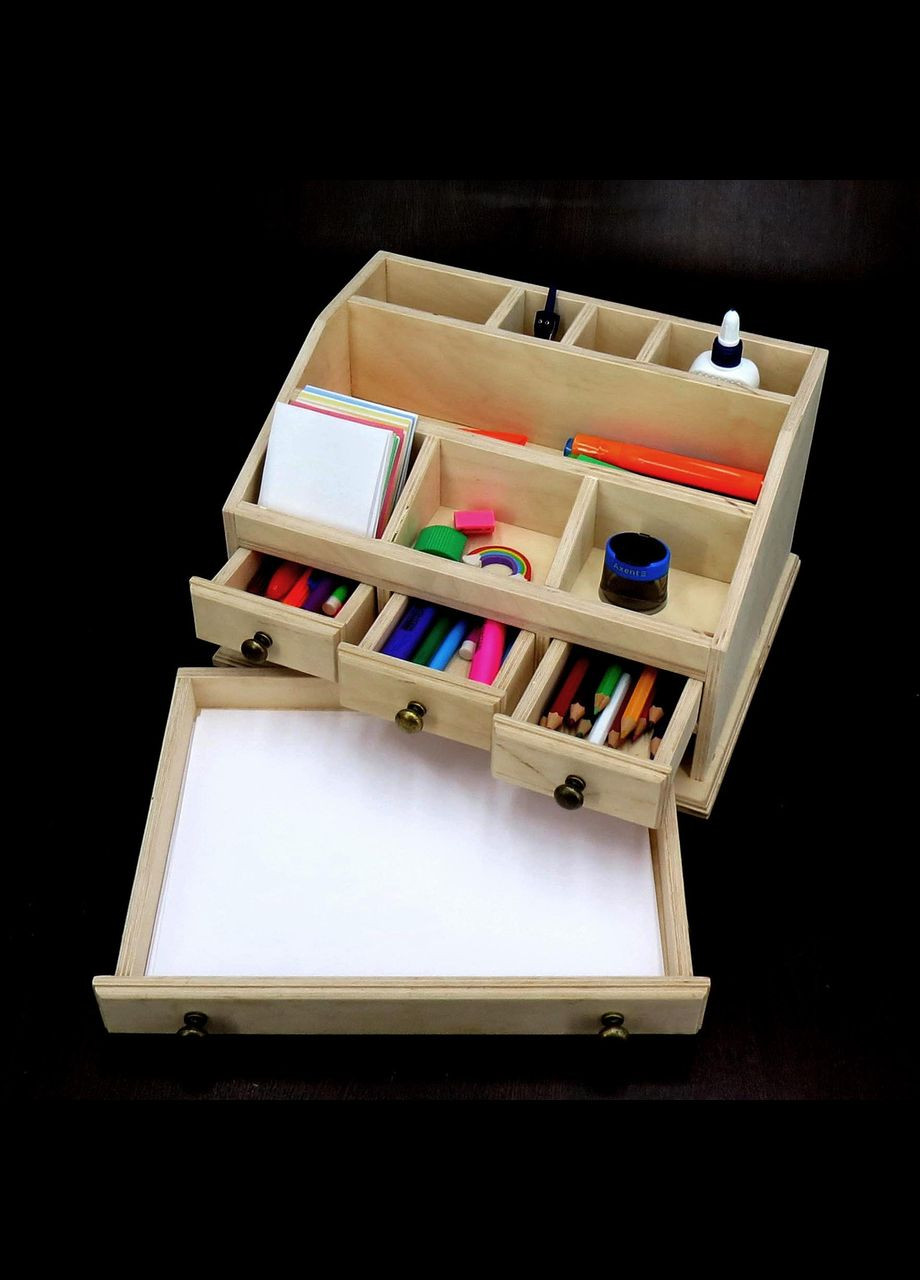 Органайзер настільний з дерева Гувернер бланже (КНЦ-001901) No Brand (328225174)